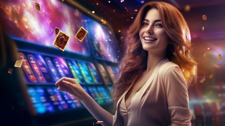 Pengguna mobile membaca level akun hiburan
